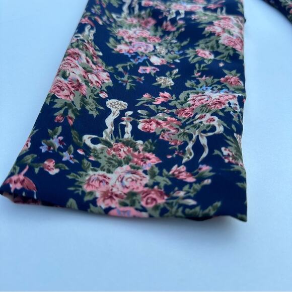 Vintage Randy Pantel Victorian Flower Print Button Front Shirt, Lace, Size 6 - Picture 5 of 11